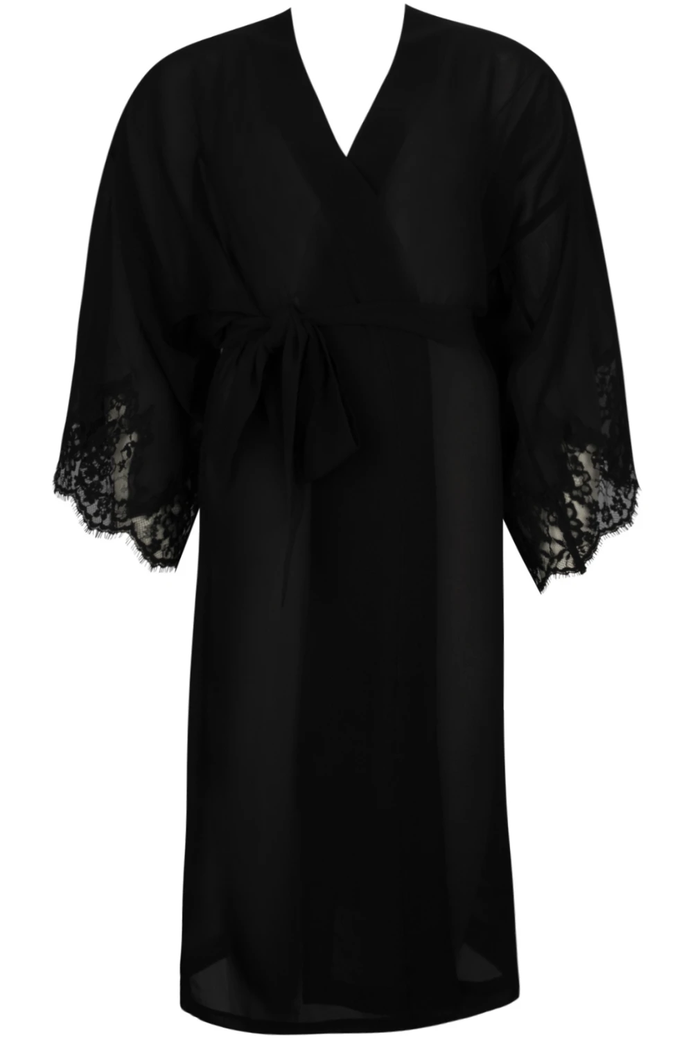 Splendeur Soie Mid Length Sheer Robe 4 Splendeur Soie Mid Length Sheer Robe - Image 2