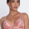 Splendeur Soie Non Wired Triangle Bra Rose