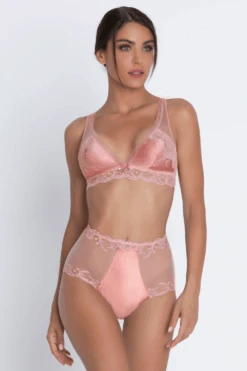 Splendeur Soie Non Wired Triangle Bra Rose 12 Splendeur Soie Non Wired Triangle Bra Rose -Fashion Lingerie Store lise charmel splendeur soie non wired triangle bra rose 3