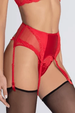Splendeur Soie Suspender Belt, Size S (fits UK 8-10) 10 Splendeur Soie Suspender Belt, Size S (fits UK 8-10) -Fashion Lingerie Store lise charmel splendeur soie suspender belt rouge 2