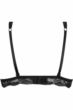 Splendeur Soie Non-Wired Triangle Bra Black 13 Splendeur Soie Non-Wired Triangle Bra Black -Fashion Lingerie Store lise charmel splendeur soie triangle bra black ghost back