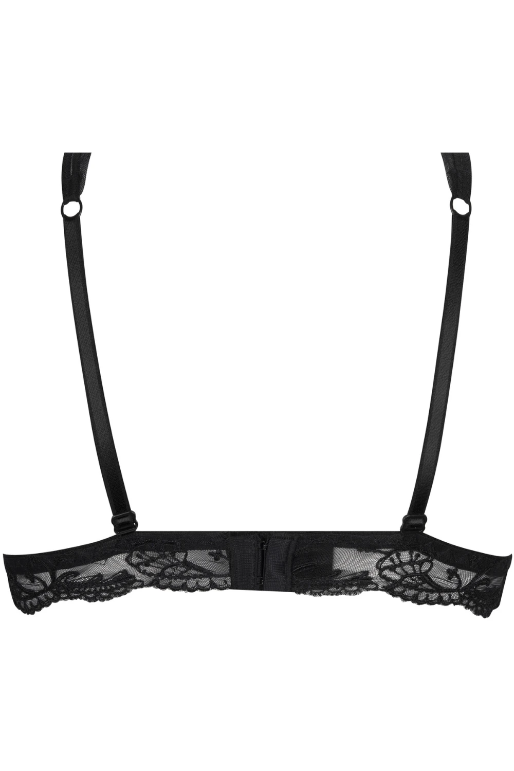 Splendeur Soie Non-Wired Triangle Bra Black 6 Splendeur Soie Non-Wired Triangle Bra Black - Image 4