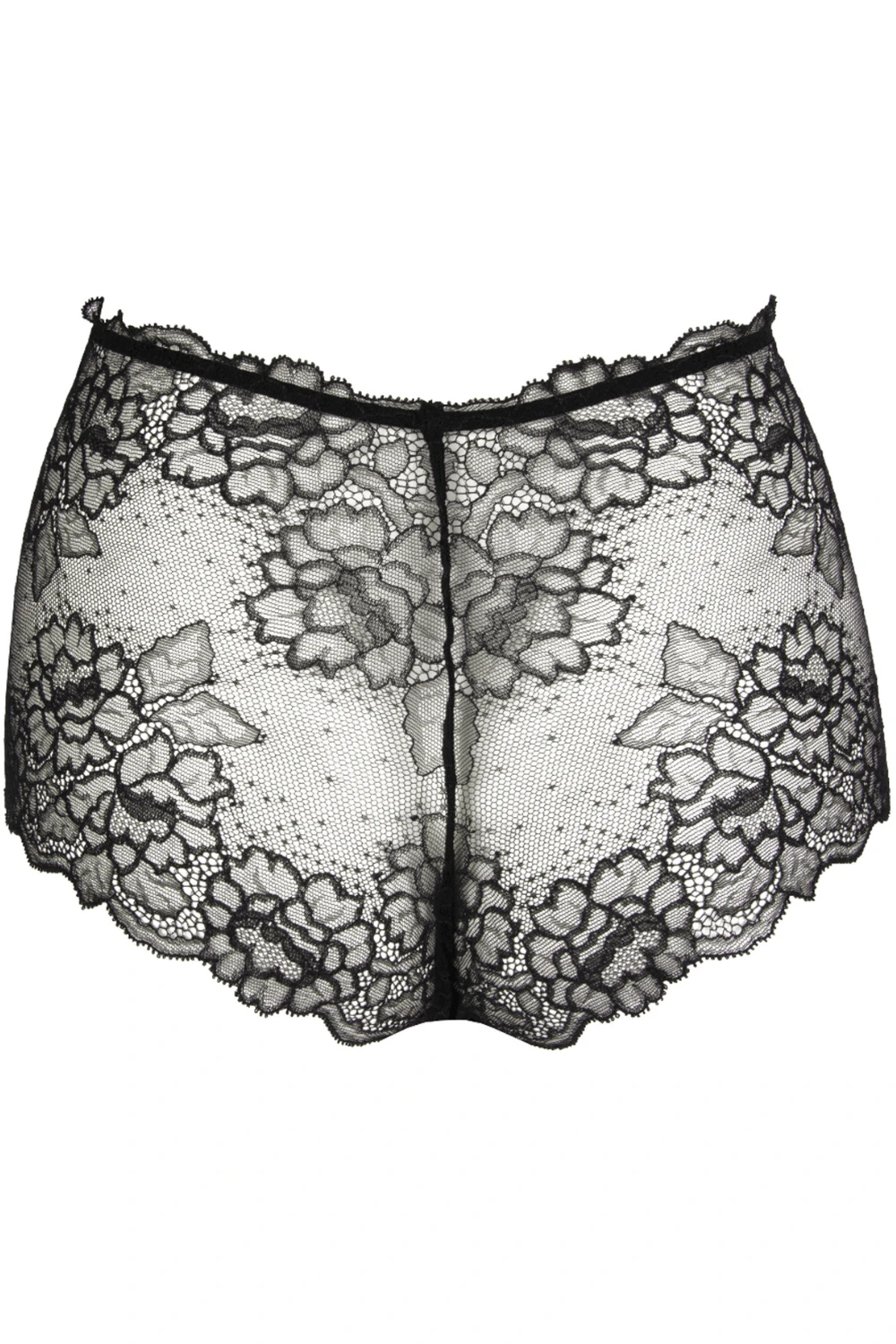 Sublime En Dentelle High Waist Shorty In Black 6 Sublime En Dentelle High Waist Shorty In Black - Image 4