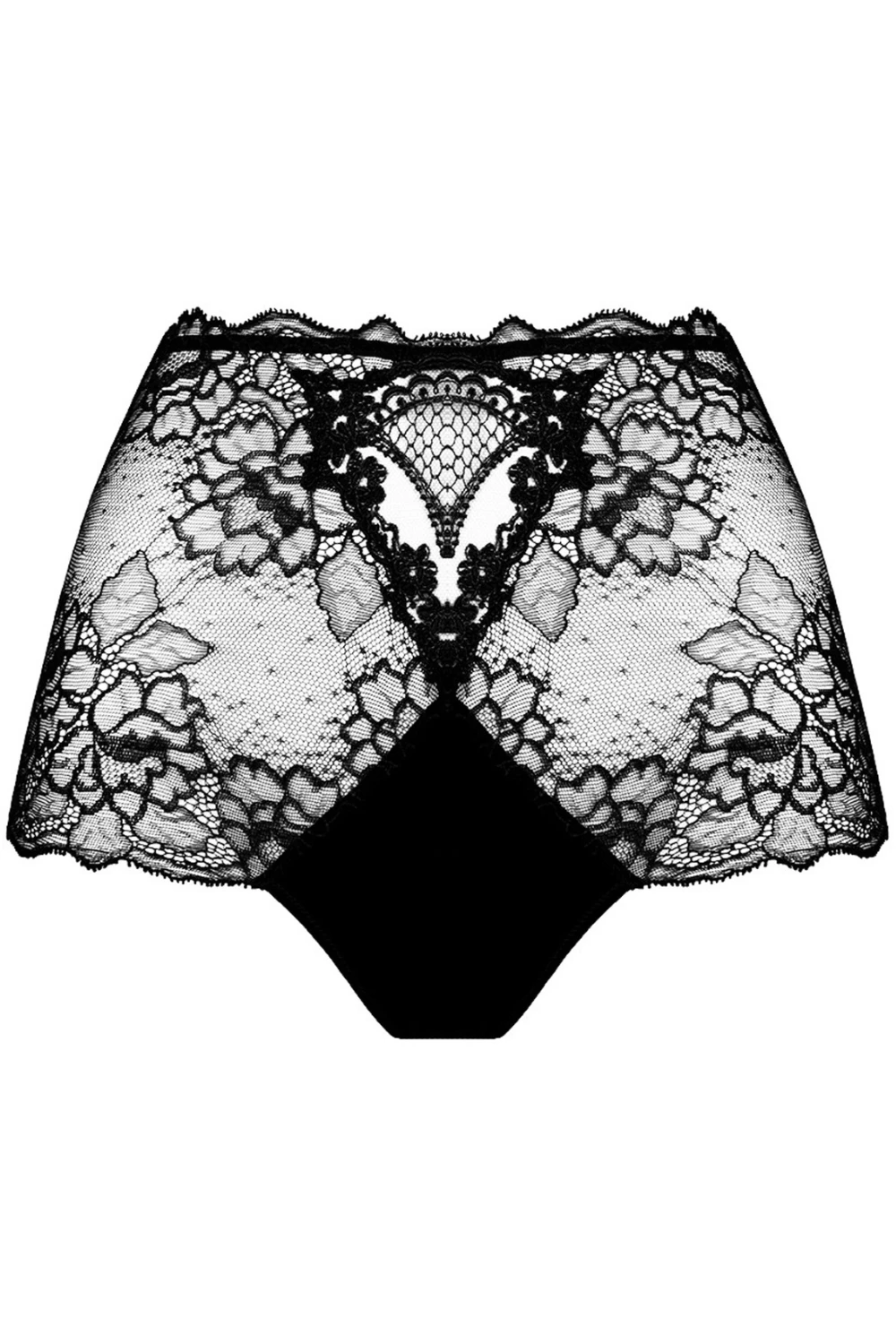 Sublime En Dentelle High Waist Shorty In Black 4 Sublime En Dentelle High Waist Shorty In Black - Image 2