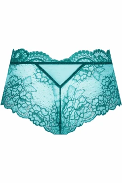Sublime En Dentelle Shorty In Green 11 Sublime En Dentelle Shorty In Green -Fashion Lingerie Store lise charmel sublime en dentelle shorty vert princesse ghost back