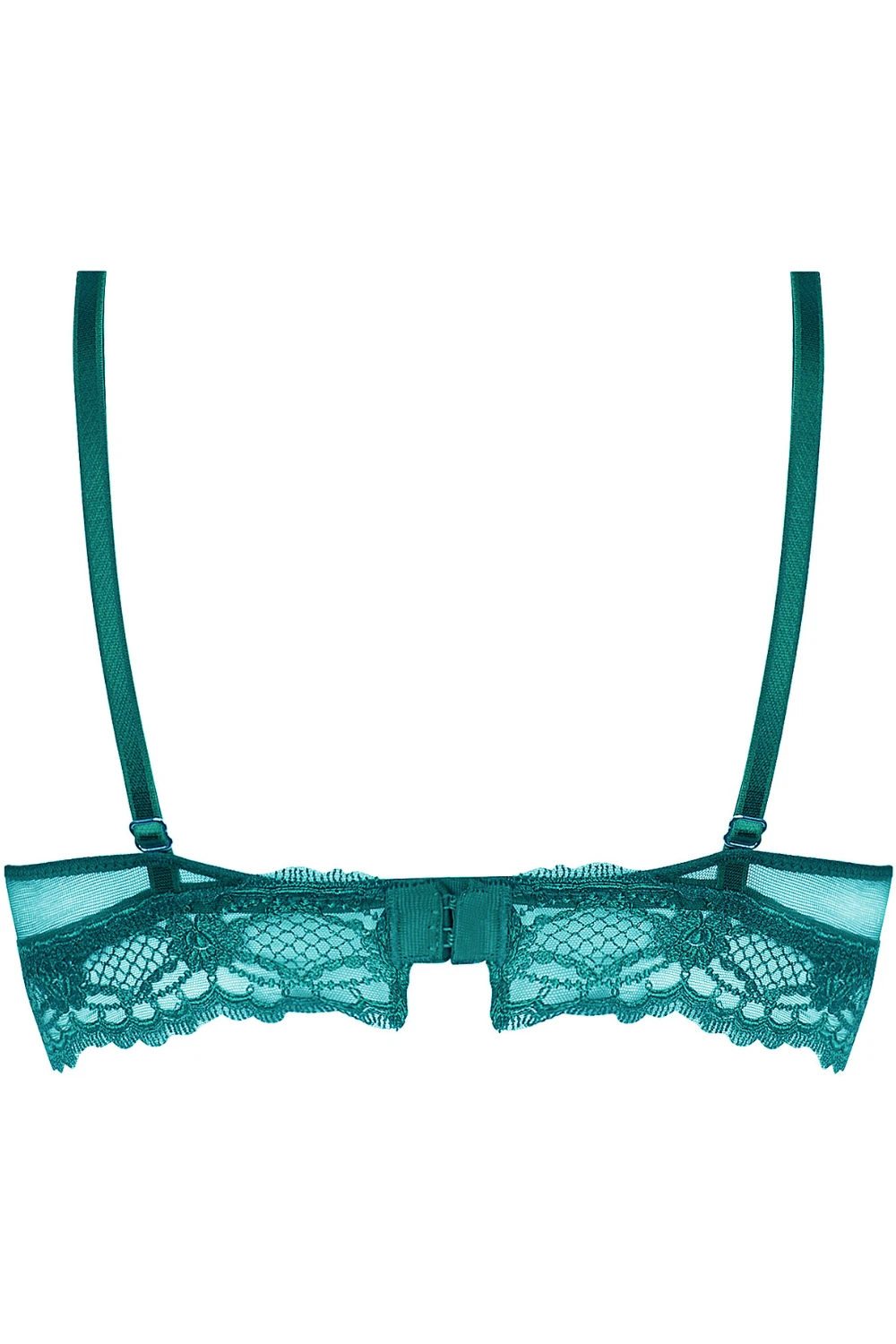 Sublime En Dentelle Wireless Triangle Bra In Green, Size S (fits 32B-32C) 6 Sublime En Dentelle Wireless Triangle Bra In Green, Size S (fits 32B-32C) - Image 4