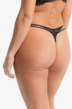 Swan Mini Thong 10 Swan Mini Thong -Fashion Lingerie Store louisa bracq swan mini thong black 2