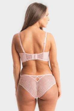 Tweegy Embroidered Shorty -Fashion Lingerie Store louisa bracq tweegy shorty nude rose 5