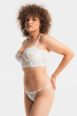 Victoria Semi-Bustier Bra 17 Victoria Semi-Bustier Bra -Fashion Lingerie Store louisa bracq victoria bustier bra white 7