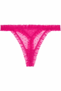 Love Stories Lana Frill Thong 11 Love Stories Lana Frill Thong -Fashion Lingerie Store love stories lana thong pink ghost back