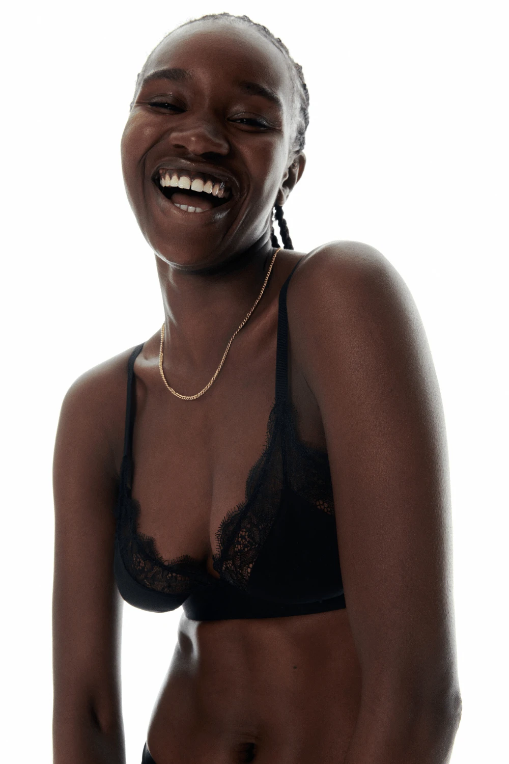 Love Stories Love Lace Triangle Bralette Black 8 Love Stories Love Lace Triangle Bralette Black - Image 6