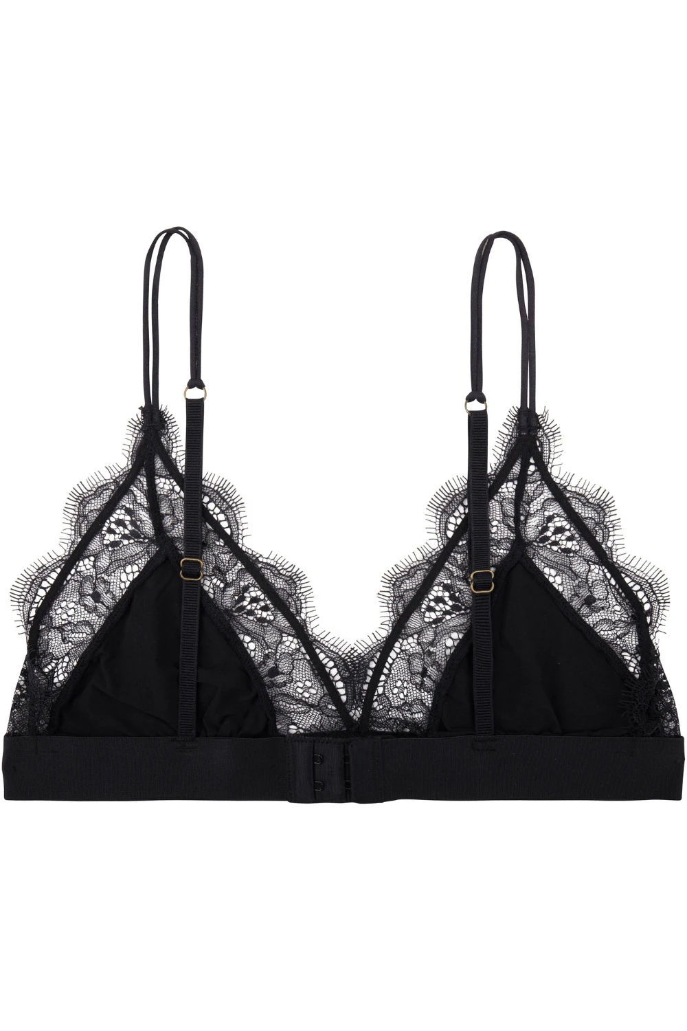Love Stories Love Lace Triangle Bralette Black 5 Love Stories Love Lace Triangle Bralette Black - Image 3