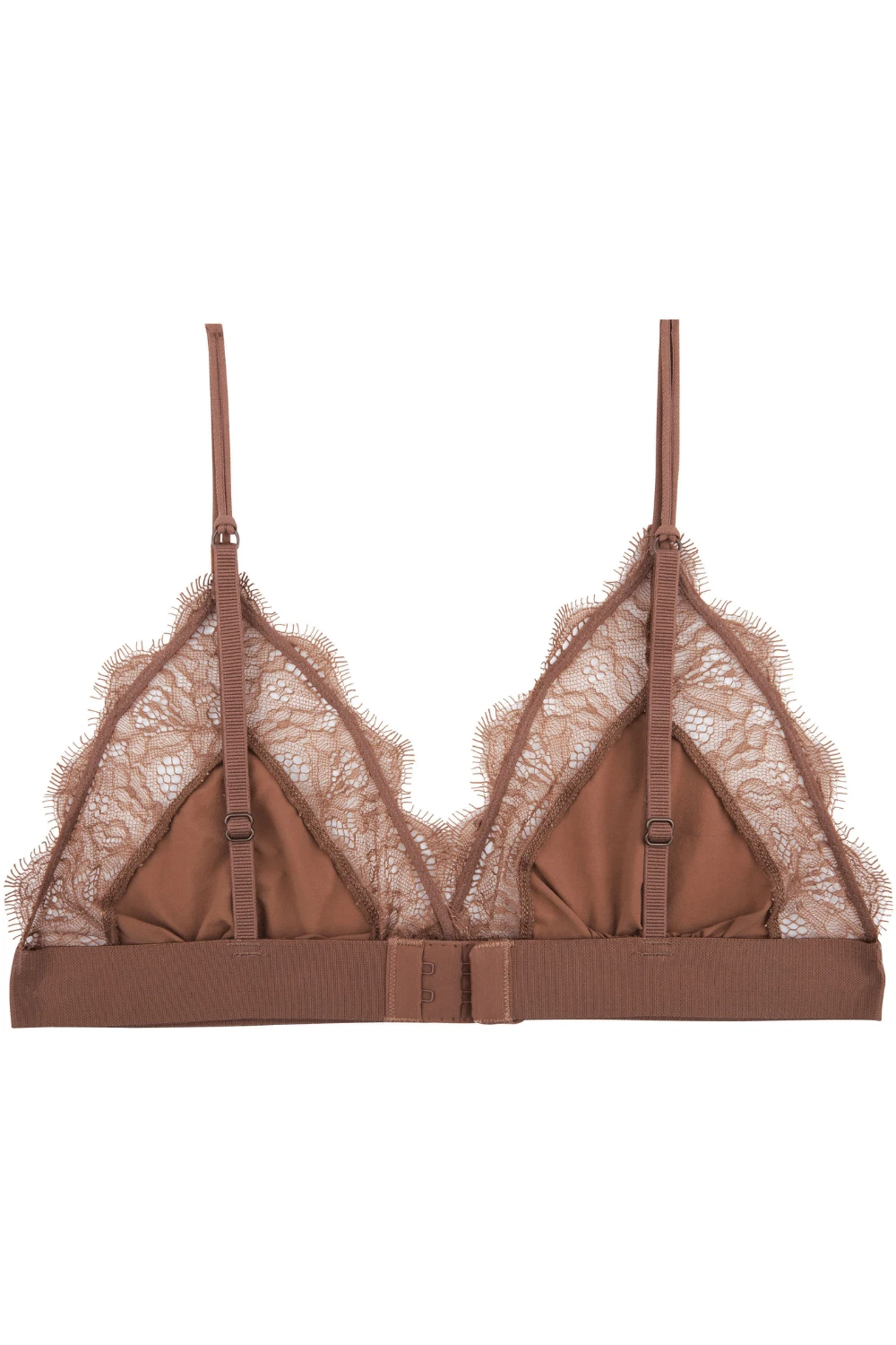 Love Stories Love Lace Triangle Bralette Medium Brown 6 Love Stories Love Lace Triangle Bralette Medium Brown - Image 4