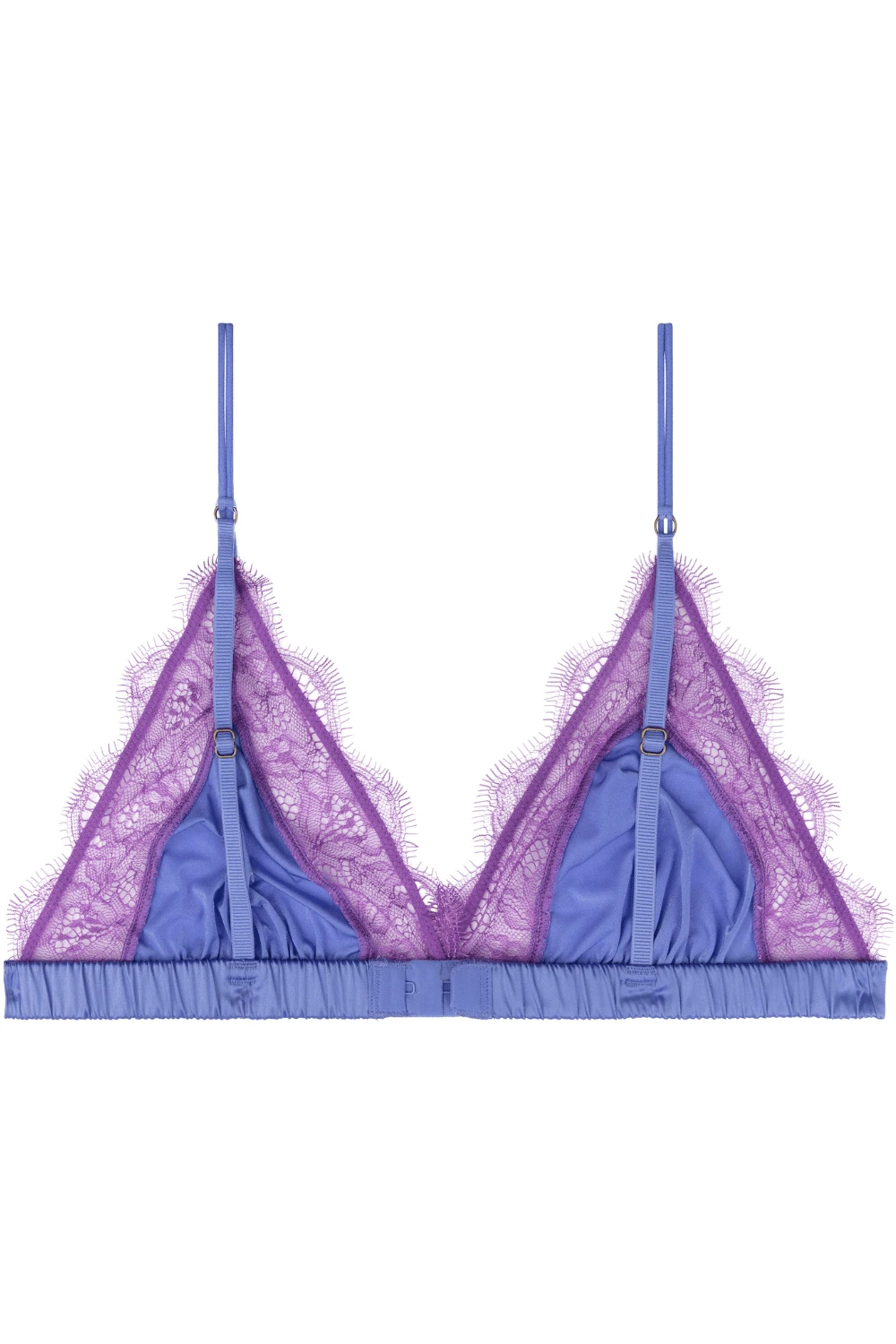 Love Stories Love Lace Triangle Bralette Purple 6 Love Stories Love Lace Triangle Bralette Purple - Image 4