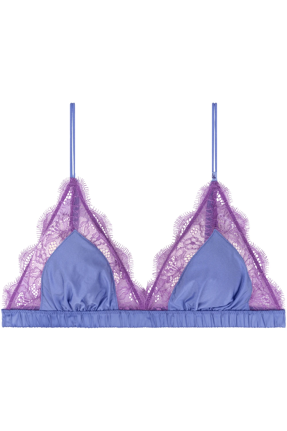 Love Stories Love Lace Triangle Bralette Purple 4 Love Stories Love Lace Triangle Bralette Purple - Image 2