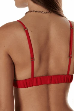Love Stories Love Lace Triangle Bralette Red 10 Love Stories Love Lace Triangle Bralette Red -Fashion Lingerie Store love stories love lace unpadded bralette red 2 1