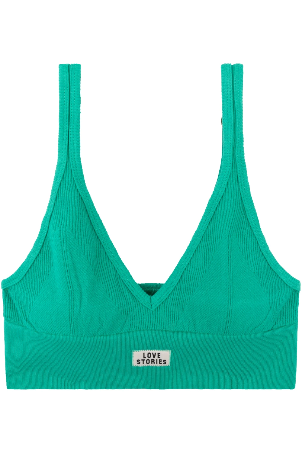 Love Stories Posey Unpadded Bralette Green 4 Love Stories Posey Unpadded Bralette Green - Image 2