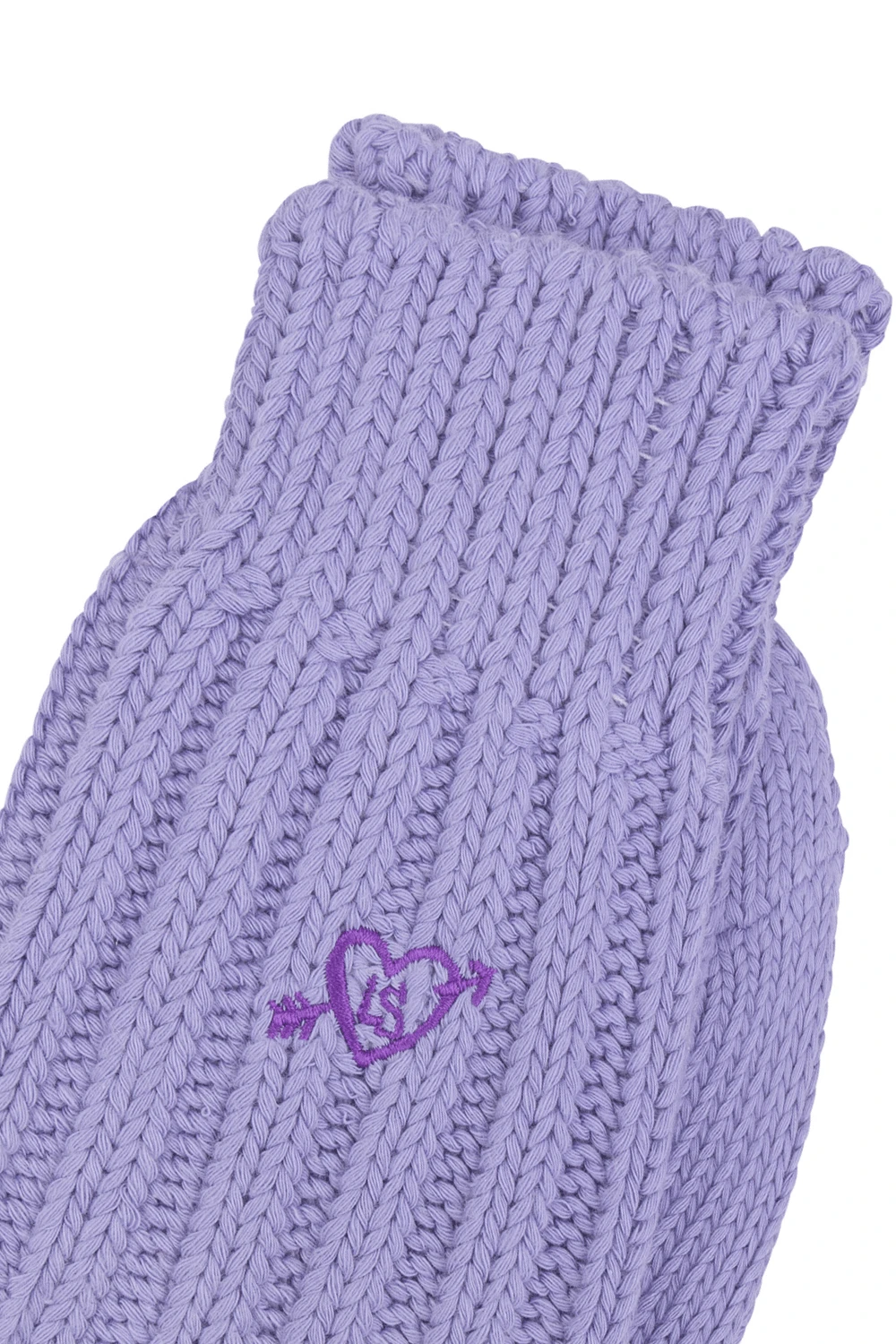 Love Stories Knitted Ribbed Socks Purple 5 Love Stories Knitted Ribbed Socks Purple - Image 3