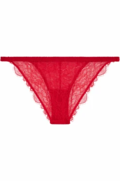 Love Stories Red Love Lace Triangle Bralette & Brief Set 24 Love Stories Red Love Lace Triangle Bralette & Brief Set -Fashion Lingerie Store love stories wild rose brief red ghost back