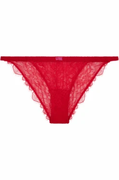 Love Stories Red Love Lace Triangle Bralette & Brief Set 25 Love Stories Red Love Lace Triangle Bralette & Brief Set -Fashion Lingerie Store love stories wild rose brief red ghost front