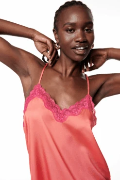 Love Stories Willow Satin Slip Dress Pink 13 Love Stories Willow Satin Slip Dress Pink -Fashion Lingerie Store love stories willow dress pink 3