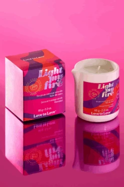 Love To Love Light My Fire Massage Candle Coconut 65g