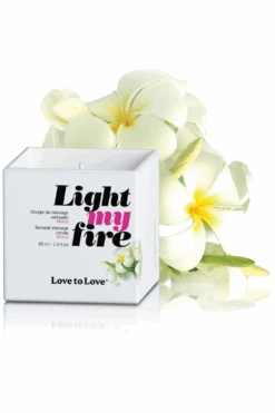 Love To Love Light My Fire Massage Candle Monoi 80ml