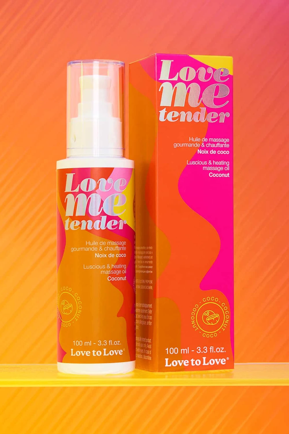 Love To Love Love Me Tender Warming Massage Oil Coconut 100ml 3 Love To Love Love Me Tender Warming Massage Oil Coconut 100ml