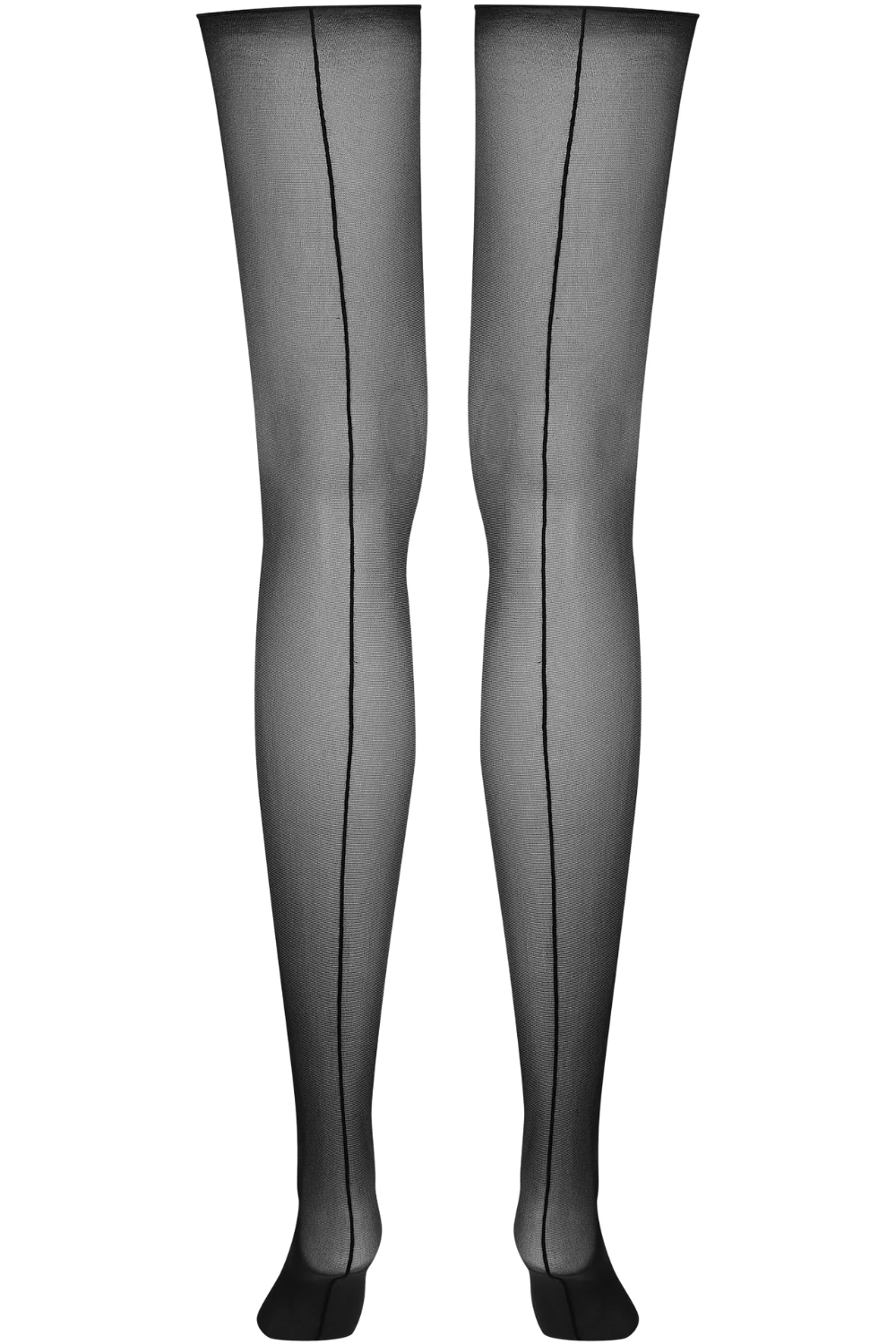 Maison Close Double Seam Cut & Curled Stockings Black 6 Maison Close Double Seam Cut & Curled Stockings Black - Image 4