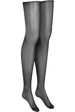 Maison Close Double Seam Cut & Curled Stockings Black 15 Maison Close Double Seam Cut & Curled Stockings Black -Fashion Lingerie Store maison close black double seam cut curled stockings ghost side