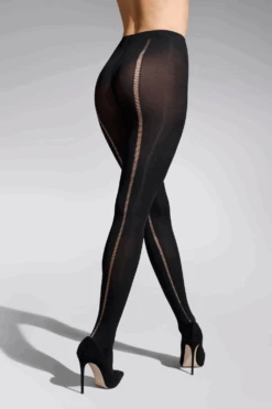 Maison Close Opaque Infinite Line Tights 60 Denier