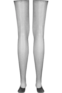 Maison Close Cut & Curled Fishnet Stockings 13 Maison Close Cut & Curled Fishnet Stockings -Fashion Lingerie Store maison close cut curled fishnet stockings black ghost back