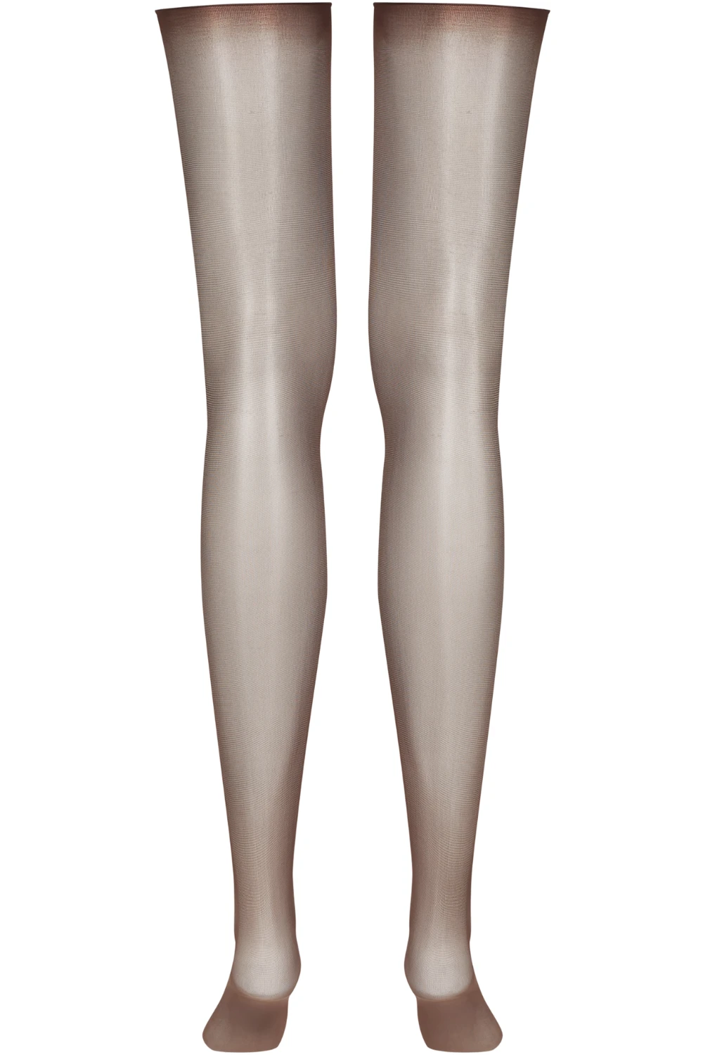 Maison Close Cut & Curled Stockings 20 Denier - Brown 6 Maison Close Cut & Curled Stockings 20 Denier - Brown - Image 4