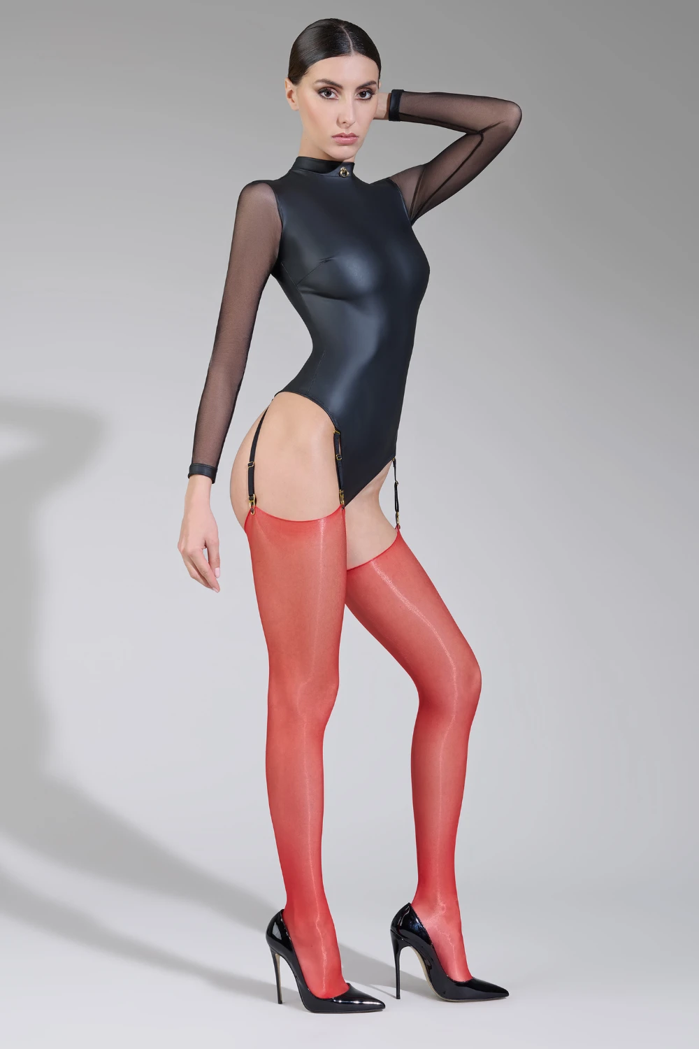 Maison Close Cut & Curled Stockings 10 Denier 8 Maison Close Cut & Curled Stockings 10 Denier - Image 6