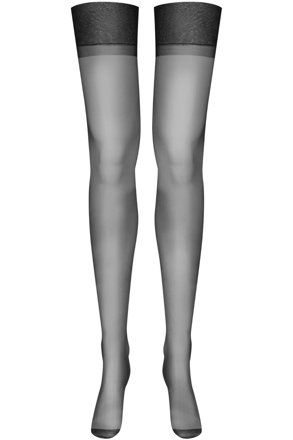 Maison Close Black Nylon Stockings 15 Denier 4 Maison Close Black Nylon Stockings 15 Denier - Image 2