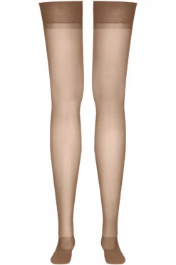 Maison Close Brown Nylon Stockings 15 Denier 11 Maison Close Brown Nylon Stockings 15 Denier -Fashion Lingerie Store maison close nylon stockings brown ghost back