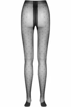 Maison Close Plumetis Tights 15 Denier 13 Maison Close Plumetis Tights 15 Denier -Fashion Lingerie Store maison close plumetis tights 15 denier black ghost back