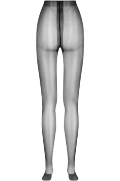 Maison Close Satin Tights Black 10 Denier 13 Maison Close Satin Tights Black 10 Denier -Fashion Lingerie Store maison close satin tights black ghost back