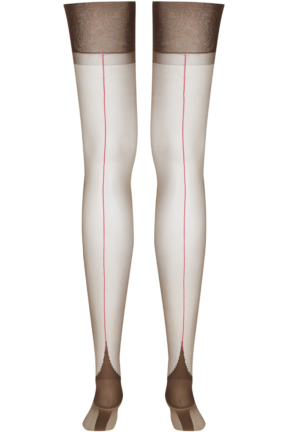 Maison Close Neon Pink Seam Nylon Stockings Ginger Snap 6 Maison Close Neon Pink Seam Nylon Stockings Ginger Snap - Image 4