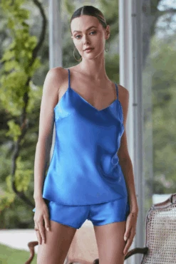 Tracy Silk Short 8 Tracy Silk Short -Fashion Lingerie Store marjolaine tracy silk short blue 3