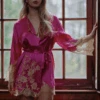 Victoria Short Silk Kimono