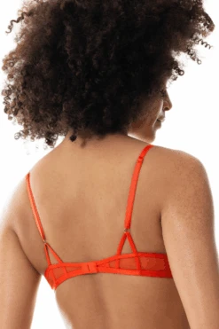 MEY Mysterious Underwired Triangle Bra 8 MEY Mysterious Underwired Triangle Bra -Fashion Lingerie Store mey mysterious underwired triangle bra carnelian orange 2