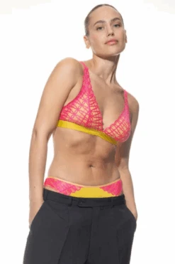 MEY Poetry Temptation Triangle Bra -Fashion Lingerie Store mey poetry temptation triangle bra exotic pink 4