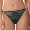 MEY Poetry Vogue Mini Thong, Size XS 1 MEY Poetry Vogue Mini Thong, Size XS -Fashion Lingerie Store mey poetry vogue thong green leaves 1