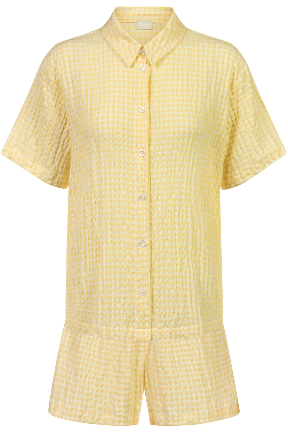 MEY Vichy Dream Short Pyjama Set 4 MEY Vichy Dream Short Pyjama Set - Image 2