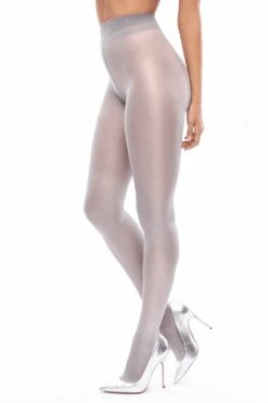 Open Crotch Tights Grey 40 Denier