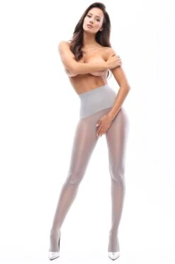 Crotchless Seamless Tights 8 Denier 8 Crotchless Seamless Tights 8 Denier -Fashion Lingerie Store misso seamless tights p703 light grey 1
