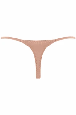 Muse - Amara Sheer Thong 13 Muse - Amara Sheer Thong -Fashion Lingerie Store muse by coco de mer amara thong nude ghost back