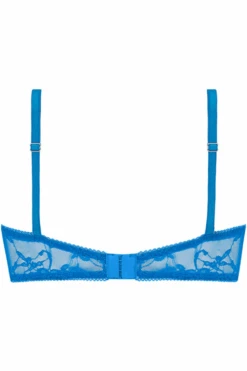 Muse - Mae High Apex Plunge Bra, Size UK 32D 10 Muse - Mae High Apex Plunge Bra, Size UK 32D -Fashion Lingerie Store muse by coco de mer mae plunge bra ghost back