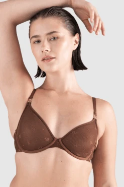 Monogram Mesh Demi Bra